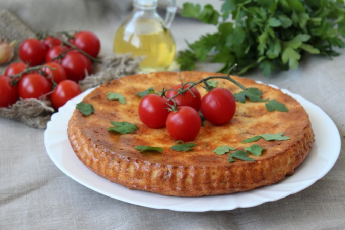 Casseruola con pomodori secchi