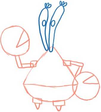 Come disegnare Mr. Crabs da Bob's Sponge