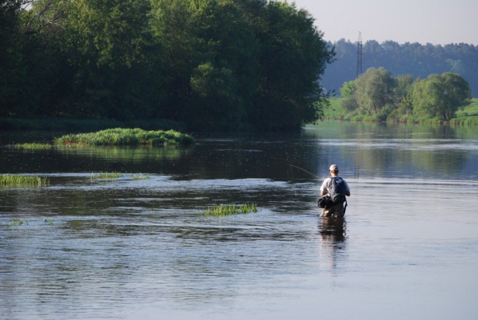 Pesca sul fiume