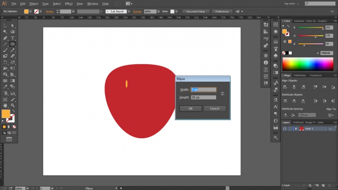 Come disegnare una fragola in Adobe Illustrator