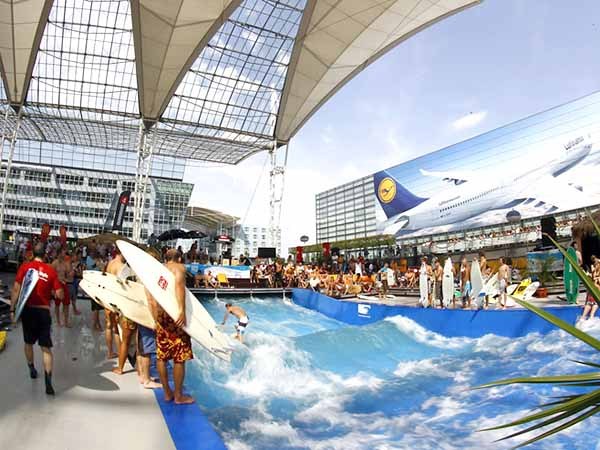 Surf all'aeroporto di Monaco di Baviera